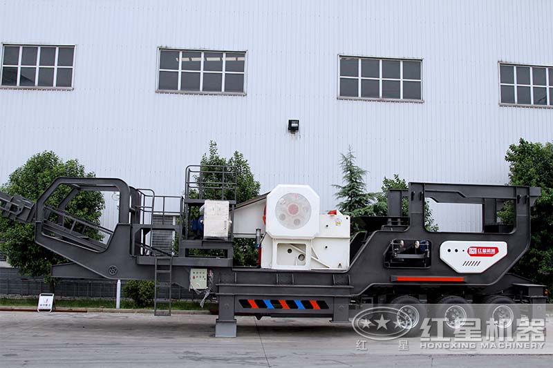 移動顎式打石子機設備廠區(qū)實拍圖